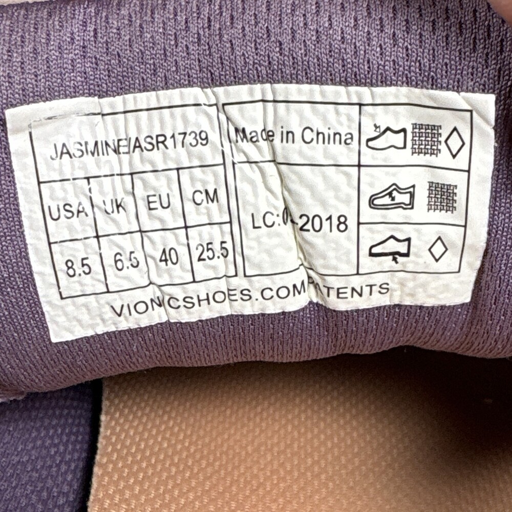 Vionic Jasmine Purple Womens US Size 8.5 EUR 40 ASR1739 Sneakers - Picture 10 of 10
